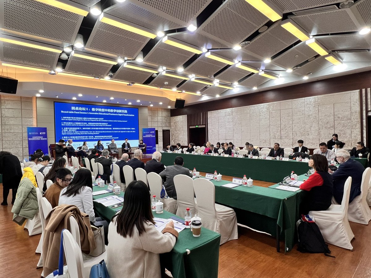 Lead2P's tweet photo. LEAD Academic Network Conference-ROUND-TABLE PANEL SESSION 1: INNOVATIVE EDUCATIONAL PRACTICES IN DIGITAL TRANSFORMATION is ongoing at Hangzhou University, China https://t.co/q7UoesDjhU