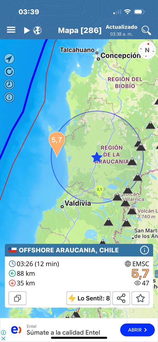 Jaimebllq's tweet photo. @meganoticiascl #sismo #temuco https://t.co/NGFZIoOgbM