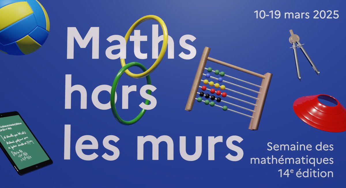 M@ths en-vie (@mathsenvie) on Twitter photo <a href="/mathsenvie/">M@ths en-vie</a> Le thème de la semaine des maths 2025 vient de paraître !
✅ "Maths hors les murs" : eduscol.education.fr/3493/semaine-d…
Un intitulé qui nous ravit et qui nous ouvre de belles perspectives. Plus d'information sur notre proposition le 1ᵉʳ février 2025... à très bientôt… <a href="/mathsenvie/">M@ths en-vie</a> Le thème de la semaine des maths 2025 vient de paraître !
✅ "Maths hors les murs" : eduscol.education.fr/3493/semaine-d…
Un intitulé qui nous ravit et qui nous ouvre de belles perspectives. Plus d'information sur notre proposition le 1ᵉʳ février 2025... à très bientôt…
