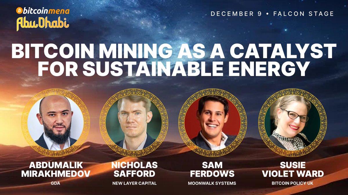 Bitcoin MENA Conference tweet media