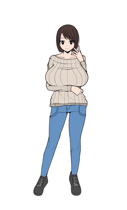 描きたいオリジナル漫画の娘 