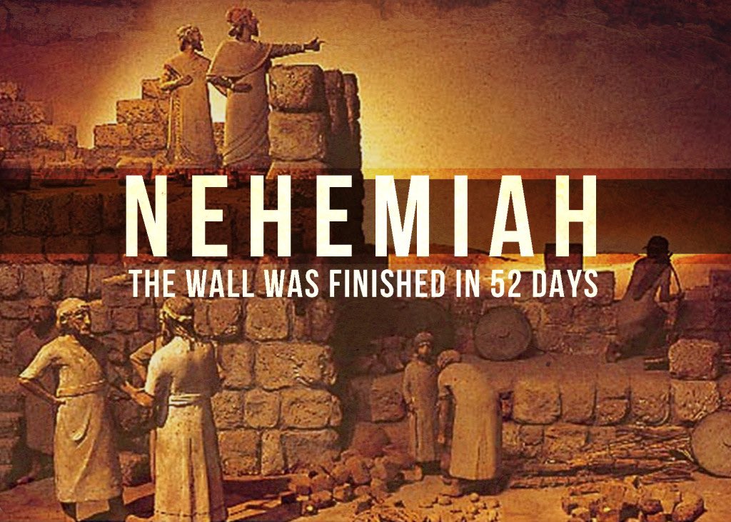 fear_wisdom's tweet image. Nehemiah 6;15.Rebuilding the Wall_ was a great Work done with Commitment,Determination and sacrifice.The opposition,Mockery, intimidations,Discouragements.and the false prophetess send,Trouble from within and outside didn't stop Nehemiah.What an example to emulate!!!#SpiritDriven