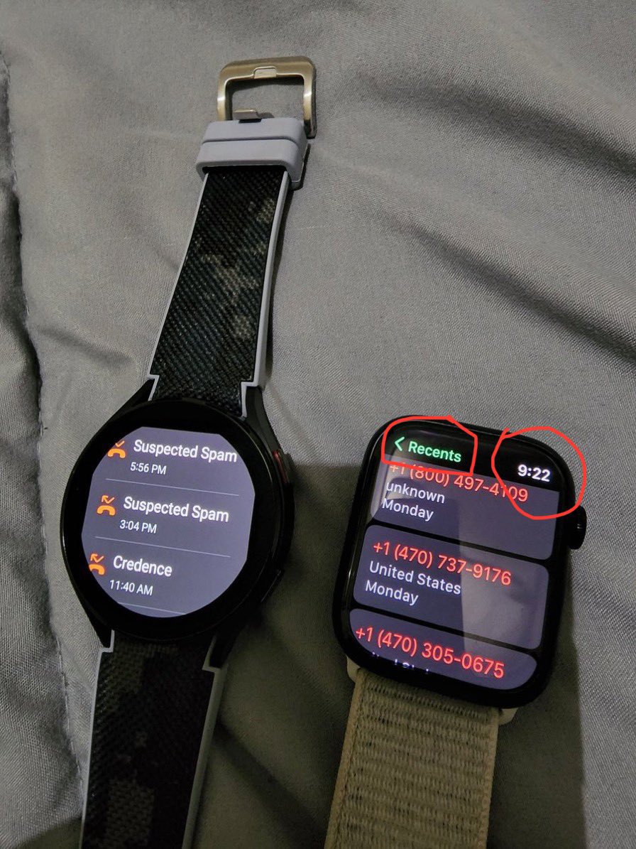 TheAppleDesign's tweet photo. Why round smartwatches absolutely SUCK - UI of round smartwatches is actually designed for square smartwatches which makes the UI area extremely small

UI of round smartwatches shows that its makers like Google and Samsung DON'T CARE about their watches and their users https://t.co/Hp1tYbqiXU