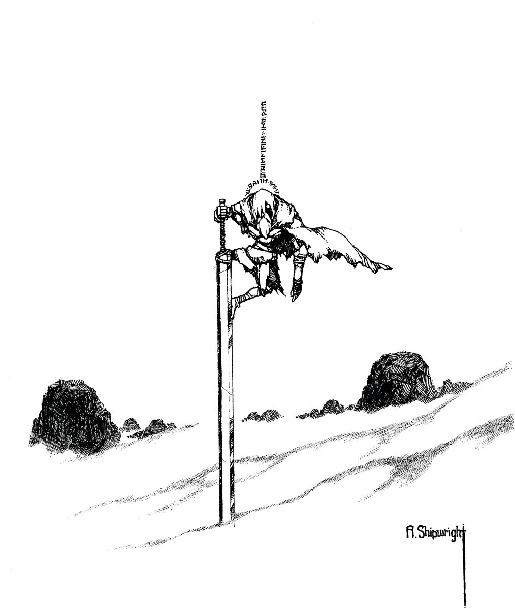 ShipwrightA's tweet image. Jack the Giant Hunter bids you welcome.
“So, you’ve made it this far.”

To him, anyone who reaches this height is a giant.