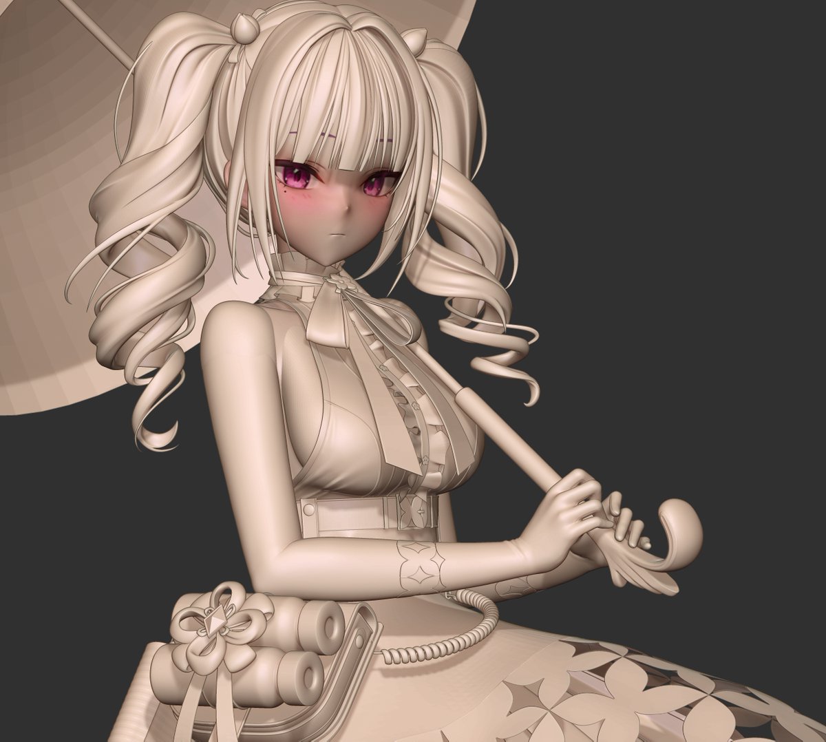 #NIKKE #ニケ #zbrush
 wip~🌸