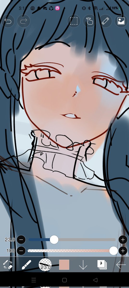 Trying out a new technique! HEHEHE 🌸❄️