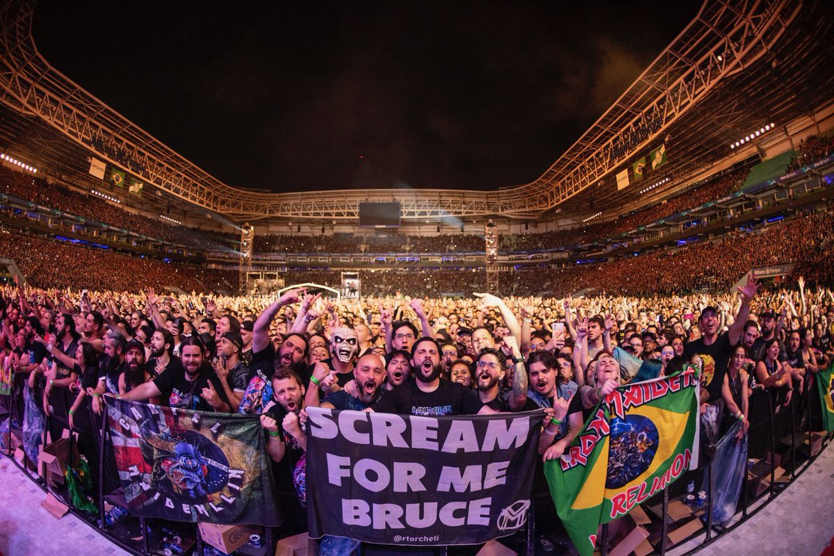 IronMaiden's tweet image. What an incredible first night in São Paulo! 🔥

#IronMaiden #TheFuturePastWorldTour #KillerKontent #McMurtrie