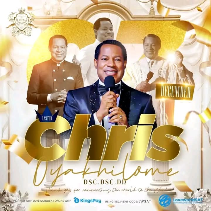 gideonp10's tweet photo. 𝗛𝗔𝗣𝗣𝗬 𝗕𝗜𝗥𝗧𝗛𝗗𝗔𝗬 𝗧𝗢 𝗢𝗨𝗥 𝗗𝗘𝗔𝗥 𝗟𝗢𝗩𝗜𝗡𝗚 𝗠𝗔𝗡 𝗢𝗙 𝗚𝗢𝗗!

Celebrating an icon of excellence and grace, our Dear Man of God Rev. Dr. Chris Oyakhilome DSc, DSc, DD

#celebratingPastorChris
#happybirthdayPastorChris
#ilovemypastor
#dec7celebrations https://t.co/EEVaJzGaeS