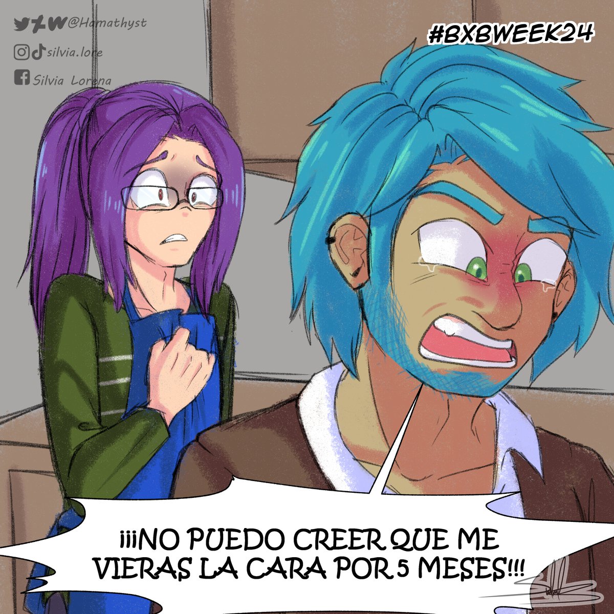 Hamathyst's tweet photo. 5. Arrepentimiento | Impulso

#BXBWEEK24 #bxb #FNAFHS https://t.co/oUEJnmTWzl