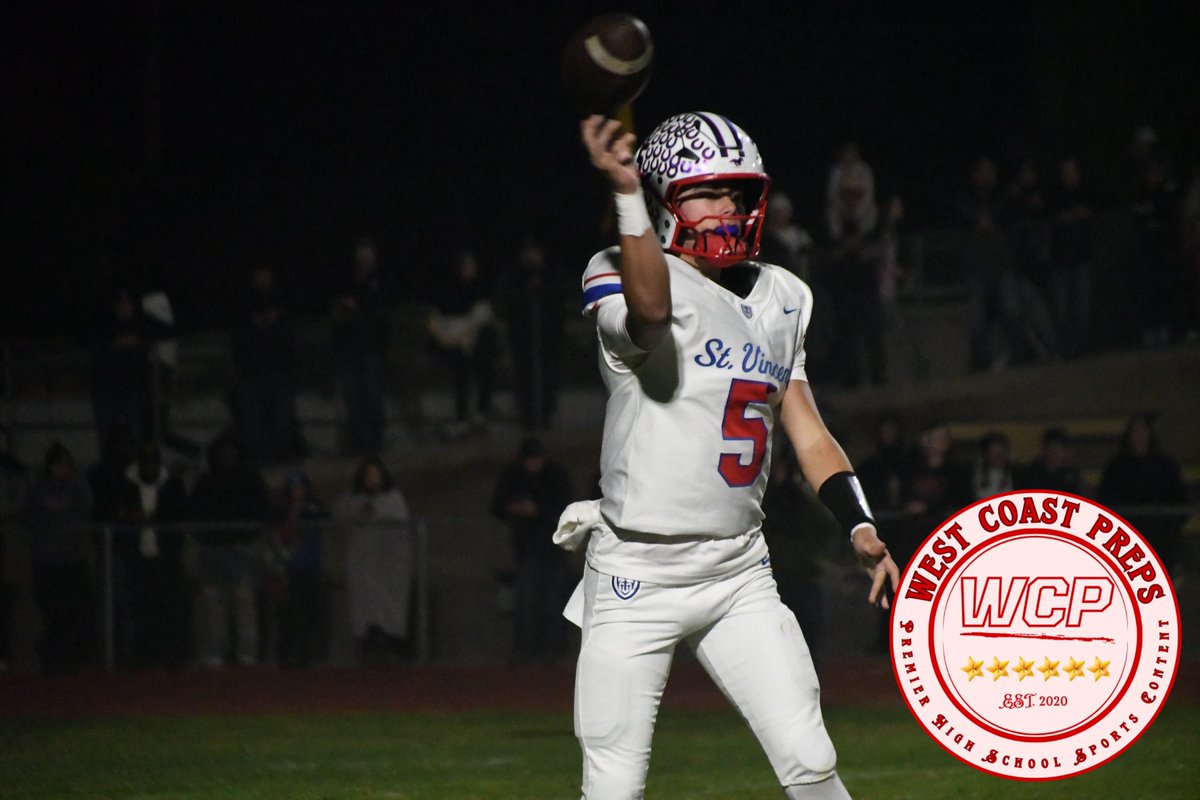westcoastpreps_'s tweet photo. Higher division? No problem. 

St. Vincent de Paul put on a masterclass performance, shutting down Hughson to etch a state championship return. 

“We can play with anybody.”

Story: https://t.co/kUIQzzfCyu https://t.co/I4S313dqWu