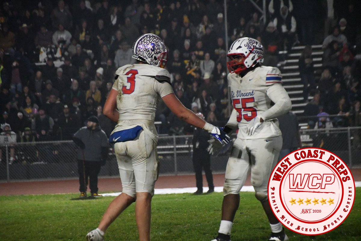 westcoastpreps_'s tweet photo. Higher division? No problem. 

St. Vincent de Paul put on a masterclass performance, shutting down Hughson to etch a state championship return. 

“We can play with anybody.”

Story: https://t.co/kUIQzzfCyu https://t.co/I4S313dqWu