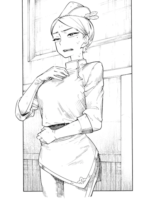 制服、あっつ… 