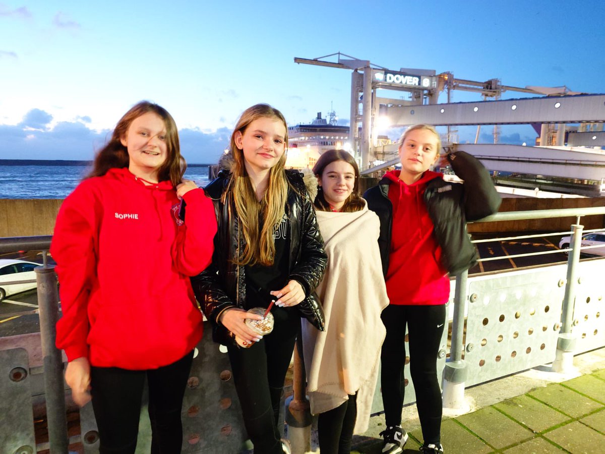 The_OaksAcademy's tweet photo. 52 students and 6 tired staff have arrived at Dover ready to board their early morning ferry. Our Lille Christmas market trip is ready and raring to go. Have fun everyone 😄🌲🎅
#lillechristmasmarket #schooltrip #dover #ferrycrossing #inspire #believe #achieve https://t.co/LFzukUmF7K