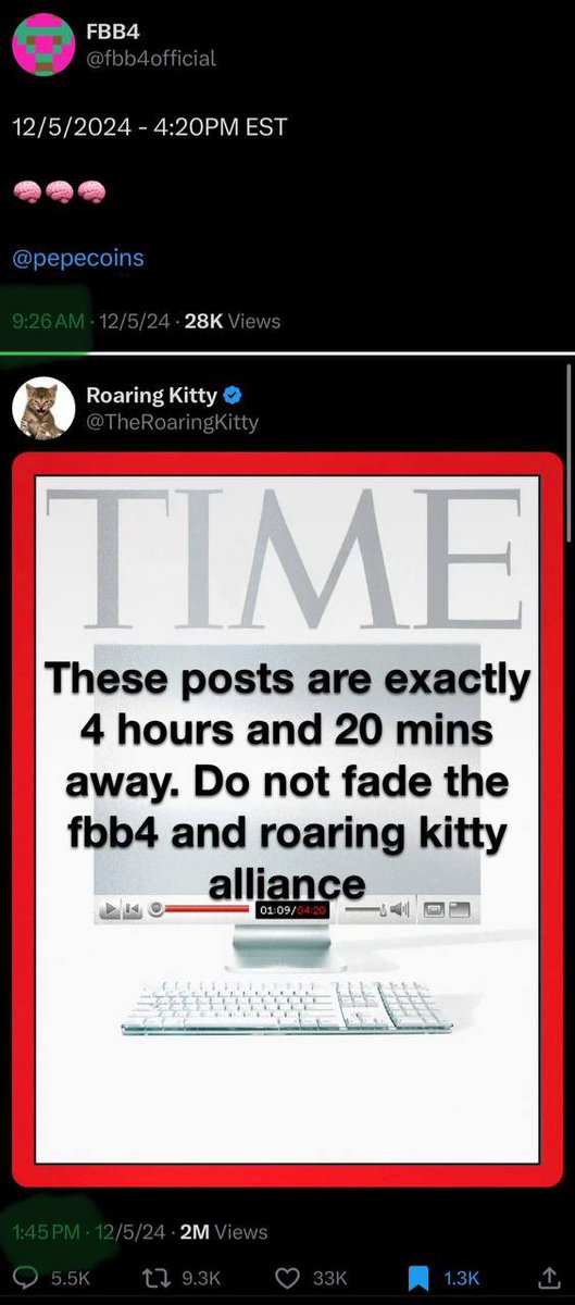 moneymancalls's tweet photo. Dear X I am here to tell you that you should know that @TheRoaringKitty and @fbb4official are 1:1.

He is coming to @GMEethereum simply because his stock keeps getting halted because of volatility. He knows that Crypto GME can not be stopped. 

He is coming, you will see https://t.co/PfXCXZxPGD