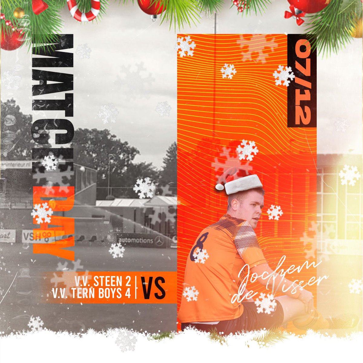 BOYSVIER's tweet photo. LAST MATCHDAY OF 2024 🎄☃️🧡!

🆚 V.V. STEEN 2 @VVSTEEN_ 
🏟️ Badhuisweg 7, 4564 AH Sint Jansteen
🏆#vijfdeklasse
⏰ 12:30
#vijfdeklasse #vvterneuzenseboys #vvsteen #kelderklasse #terneuzen https://t.co/g5Ya4om3g9