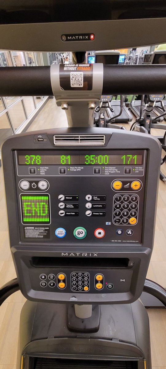 UliZavaRodri's tweet photo. Today's workout. Day 5 of my stair master challenge 🙌💪 171 floors tonight ✨ https://t.co/vRSnHdI9Dt