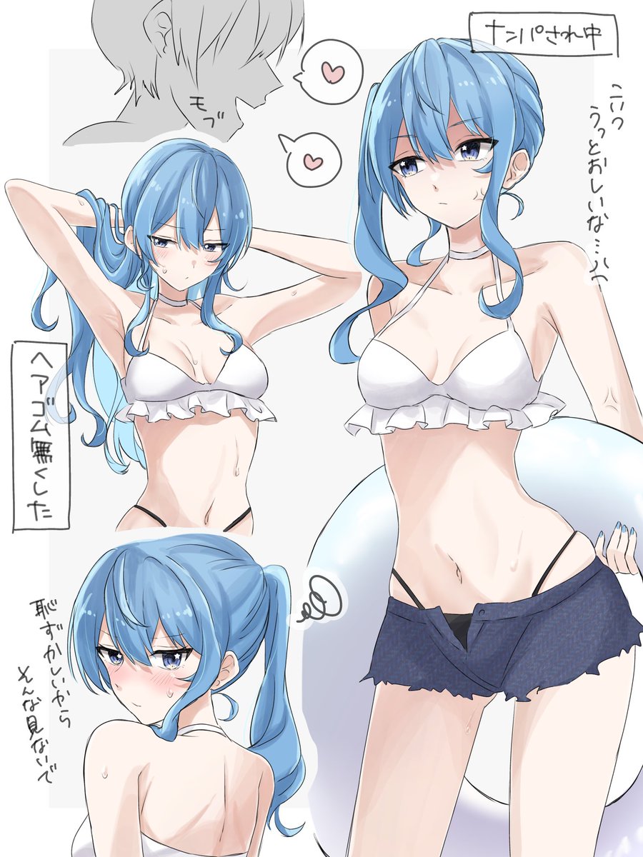 #今年も残りわずかなので今年一番ぶっ刺さった絵を自分で言う

水着すいちゃんです🫶🏻