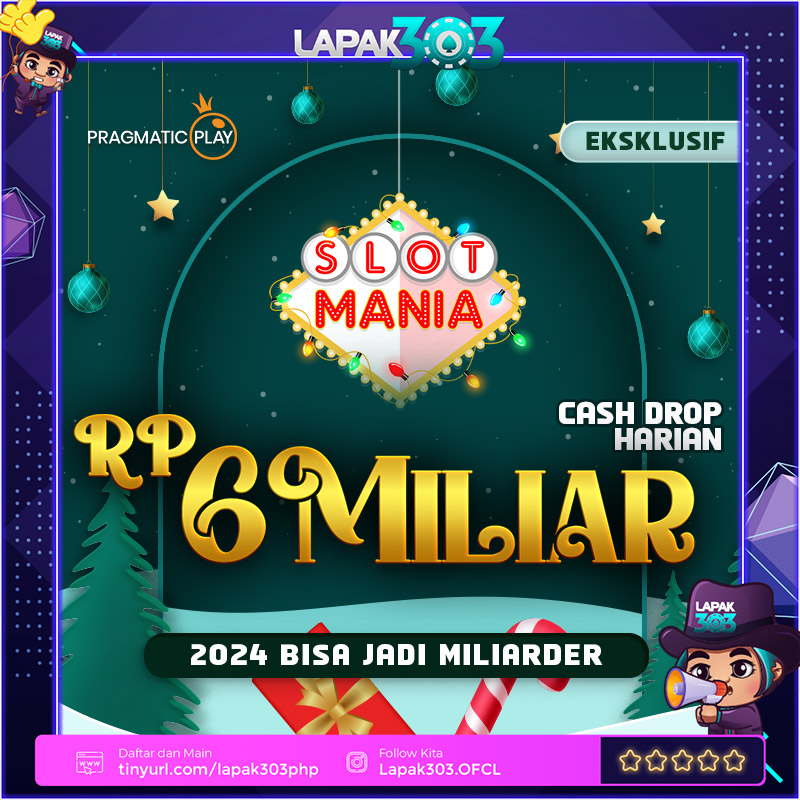 lapak303ofc's tweet photo. 🔥💎 Hadiah besar menanti di Pragmatic Play Slot Mania Cash Drop Harian! Bermain di LAPAK303 bisa bawa kamu jadi miliarder di 2024, dengan total hadiah Rp 6 MILYAR! Yuk, main sekarang! 🎉🎰 https://t.co/Kc6lceuLsV