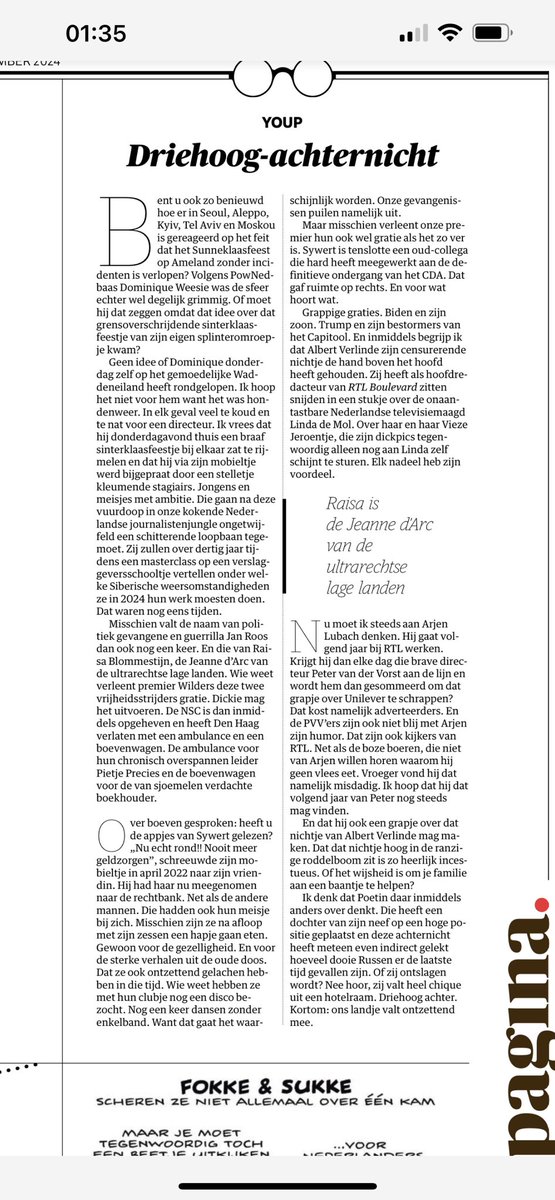 .<a href="/nrc/">NRC</a> Driehoog-achternichtzaterdag