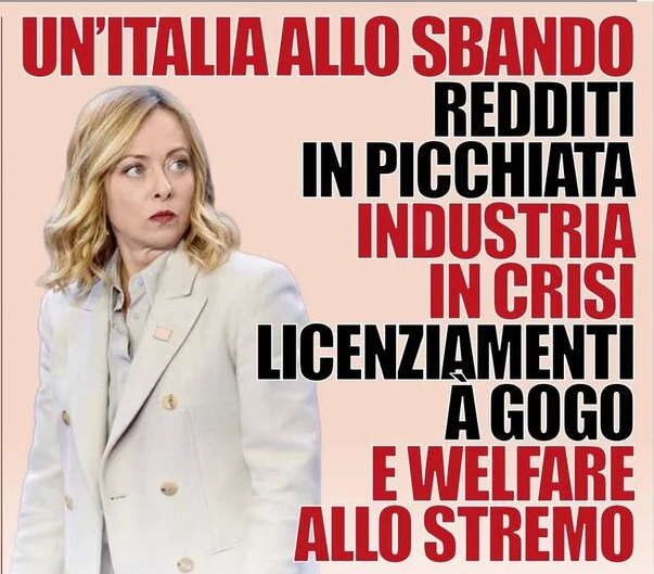 Benvenuti nell'economia ai tempi del governo Meloni.
piu brava a raccontare che a fare.
Andrà tutto bene un cazzo!!!

buongiorno bella gente🙏🙏🙏🙏🙏