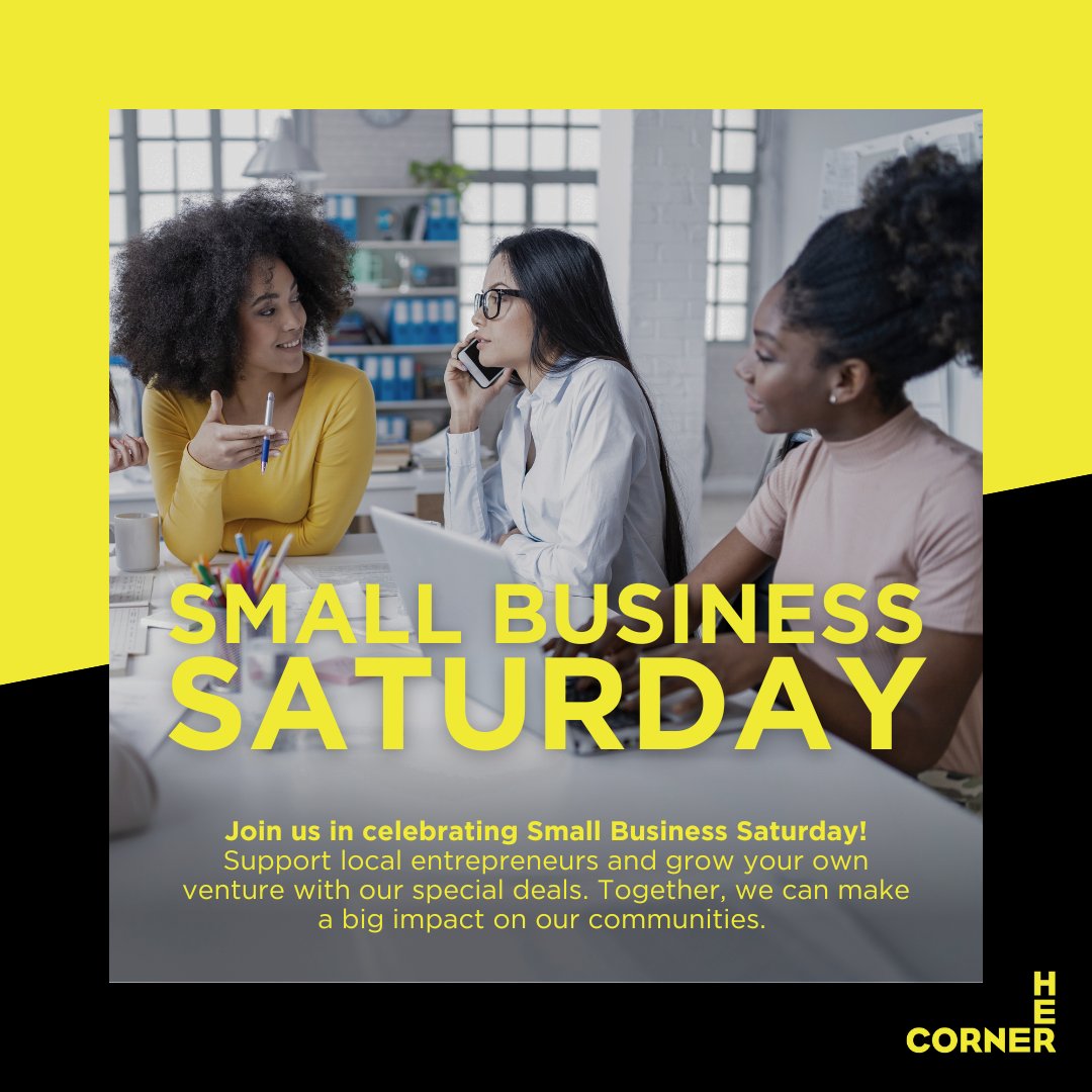 🎄✨ This Small Business Saturday, let’s spread holiday cheer by supporting local entrepreneurs who make our communities special! 🎁

Don’t miss our festive deals to help grow your own business. Together, we can make this season bright for all! ❤️ #SmallBusinessSaturday