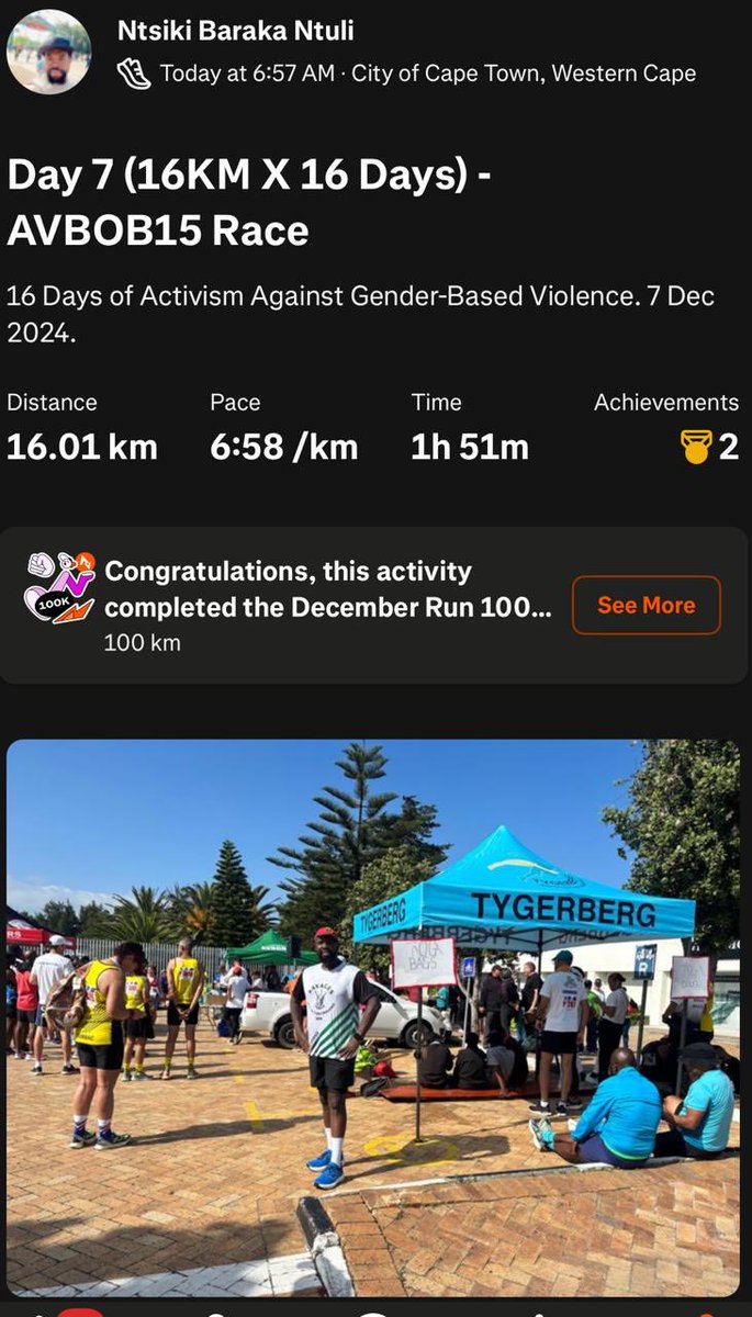 _NtsikiBaraka_'s tweet photo. Healing is a journey, not a destination 🏃🏾‍♂️✅#AVBOB15 #KeDezembaChallenge
#16DaysAgainstGBV #GBV #WorldAIDSDay
#LiveLifewithVitality #aQuelleViV #IChoose2BActive
#ComradesMarathon2025 #Welkom #RunningWithTumiSole #FetchYourBody2024
#RunningIsAddictive #RunYourOwnRace https://t.co/WD7M10oIBN