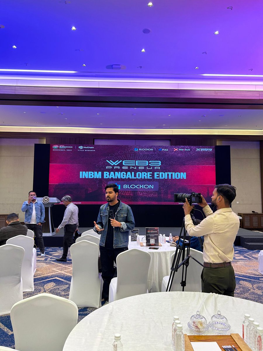 Pi42Exchange's tweet photo. Kicking off INBM2024 with incredible energy!🔥 @INBMOfficial
We are grateful to collaborate and co-host Web3preneur in Bengaluru today! Check out some early moments from the event! 🤙📷
#INBM2024 #Web3Preneur #Web3 https://t.co/VeX7W5vdUs