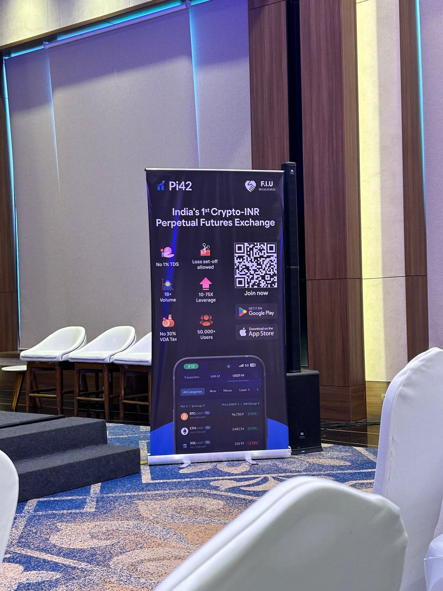 Pi42Exchange's tweet photo. Kicking off INBM2024 with incredible energy!🔥 @INBMOfficial
We are grateful to collaborate and co-host Web3preneur in Bengaluru today! Check out some early moments from the event! 🤙📷
#INBM2024 #Web3Preneur #Web3 https://t.co/VeX7W5vdUs