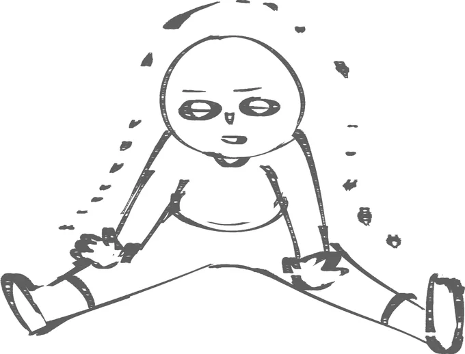 内転筋バチクソ硬くってこんな状況でどうしよう(肘どころか手もつかない) 