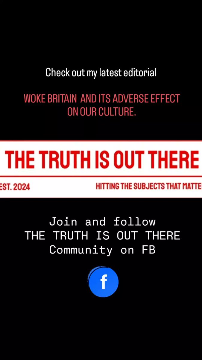 dazzaspencer45's tweet photo. Check out my new editorial.

https://t.co/BRKAzpcMoq

#wokebritain #reality #impactonsociety https://t.co/rpebIBRRgs