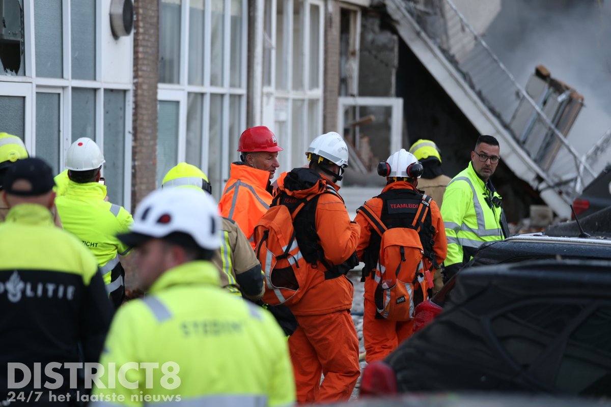 Specialisten STH aanwezig bij brand in Den Haag