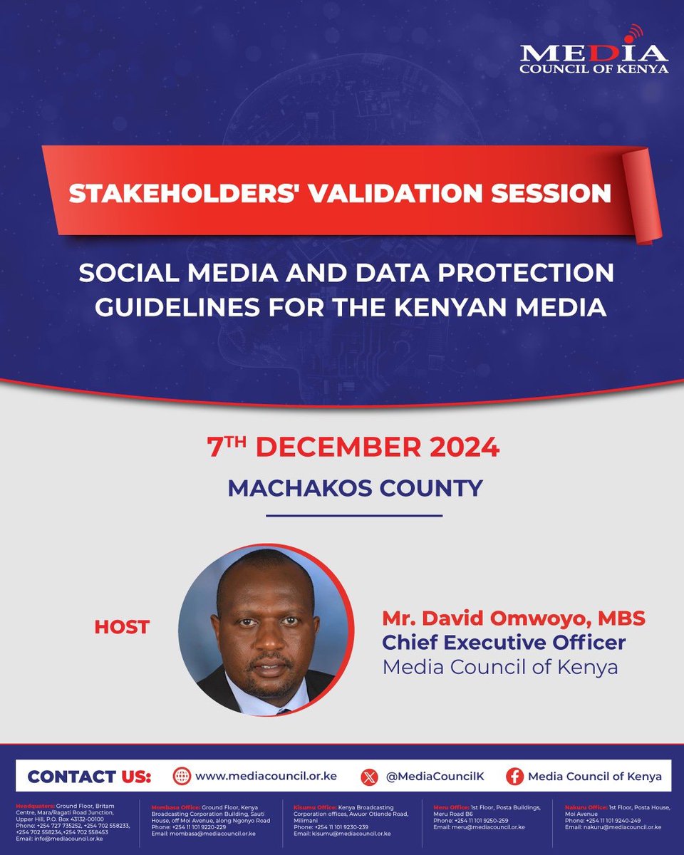 Media Council of Kenya tweet media