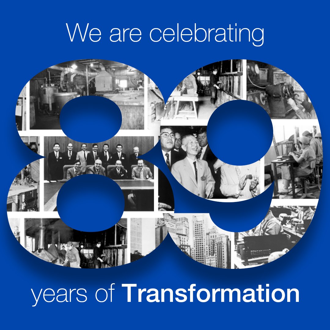 TDK_Corporation's tweet image. 🥳 Today marks a special day for us as we celebrate 8️⃣9️⃣ years of shaping the past, present and future of society with our cutting-edge technologies.

🙏💙Thank you for being with us in this journey

#89Years #TDK #TDKTransformation #TeamMembers #TDKUnited