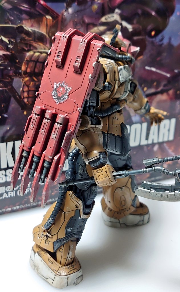 HG ザクII ソラリ機

このシールド最高ですね
他のMSもこんなシールド持って欲しい

#ガンプラ
#ガンプラ好きな人たちと繋がりたい 
#ガンプラの画像貼るとRTされると聞いて