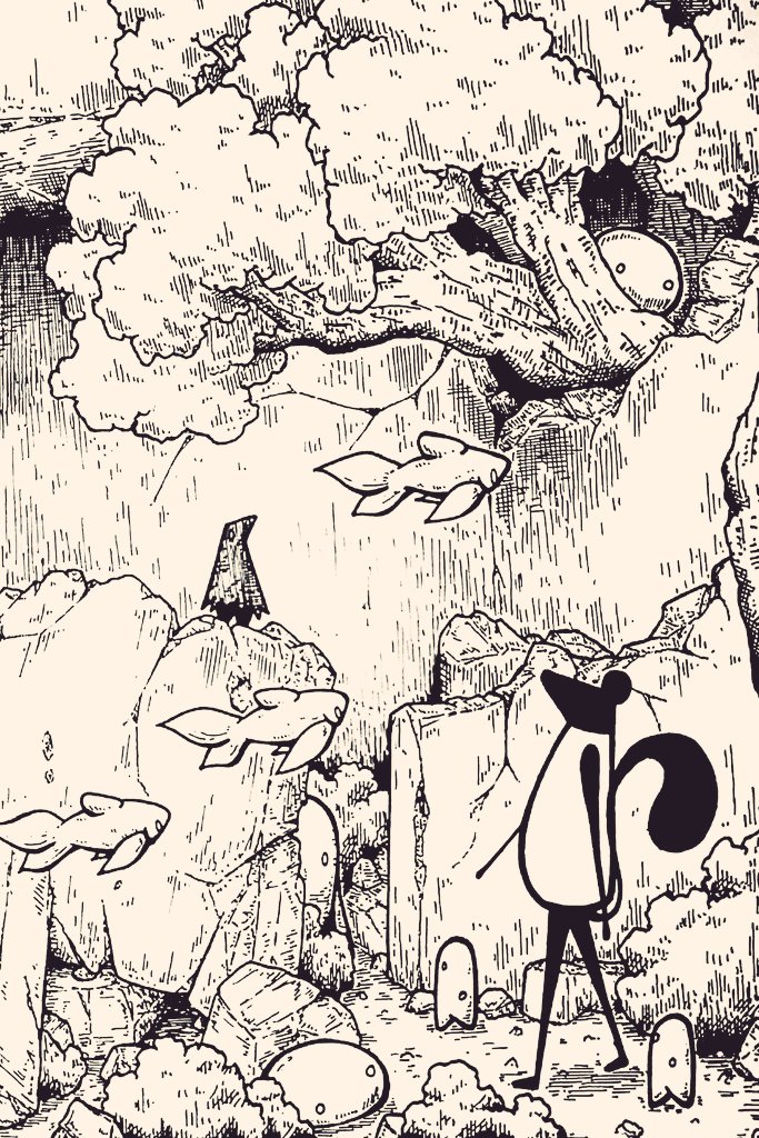 木々に覆われた遺跡探索

#アナログ絵
#イラスト 