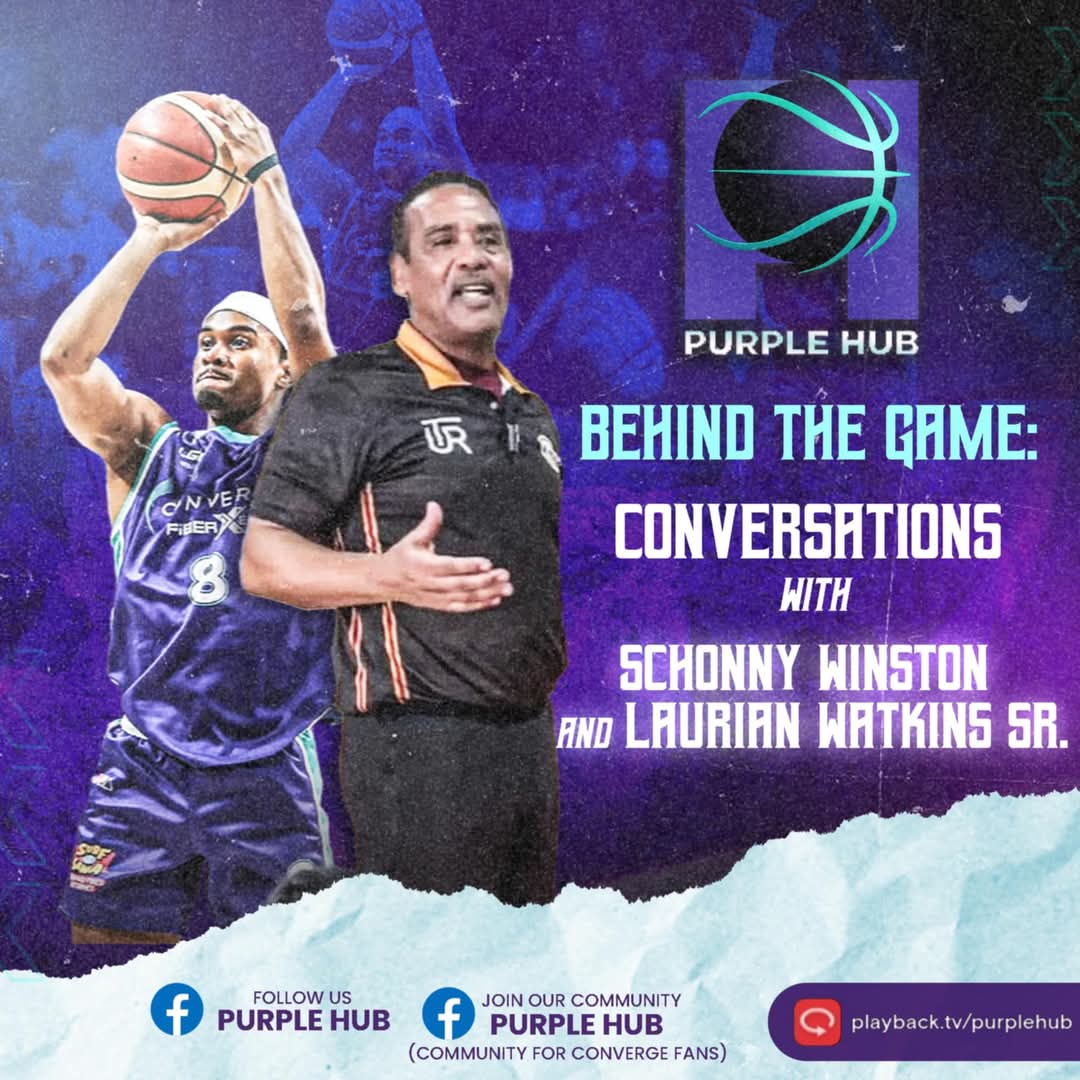 basketBph's tweet photo. EXCLUSIVE!
We’re thrilled to sit down with Laurian Watkins Sr., head coach of the Enderun Titan Basketball Team, and Converge FiberXers star Schonny Winston as our special guest!
Get exclusive insights into Coach Watkins’ basketball journey & Schonny’s rise.
SOON!💜
#PurpleHub https://t.co/TbnjL9reOy