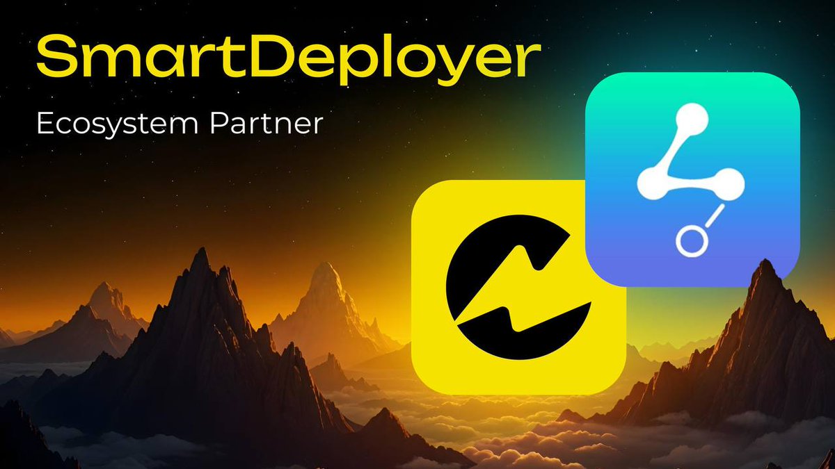 Creator ⚡ (@buildoncreator) on Twitter photo ⚡️SmartDeployer x Creator Network Collaboration ⚡️
We’re excited to announce our partnership with <a href="/SmartDeployer/">SmartDeployer</a> , the smartest no-code omnichain platform empowering Web3 projects to launch and manage tokens effortlessly. Together, we’re making token deployment and blockchain ⚡️SmartDeployer x Creator Network Collaboration ⚡️
We’re excited to announce our partnership with <a href="/SmartDeployer/">SmartDeployer</a> , the smartest no-code omnichain platform empowering Web3 projects to launch and manage tokens effortlessly. Together, we’re making token deployment and blockchain