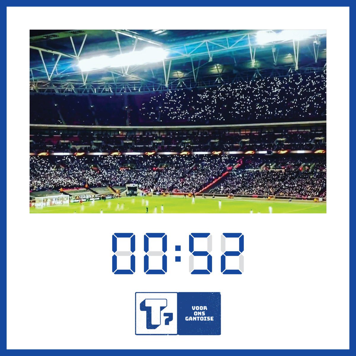 TRIBUNE_7's tweet photo. Matchday!
Eindelijk weer thuis. 

Niemand gaat verloren.✨
Vandaag meer dan ooit. 

#kaagent #gntstvv #cobw #10jaarVos https://t.co/kXdAprtY8Q