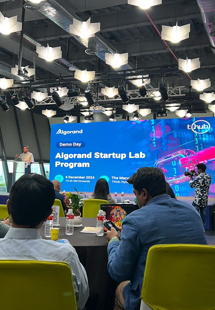 joana_scl's tweet image. Did you know that Algorand’s Startup Lab is the first Blockchain-focused program at @THubHyd which btw is the worlds biggest Startup Incubator by space! 😮

Demo Day was HUGE and I’m so thrilled to meet all these fantastic teams irl

Algorand’s India Summit is starting today 🚀