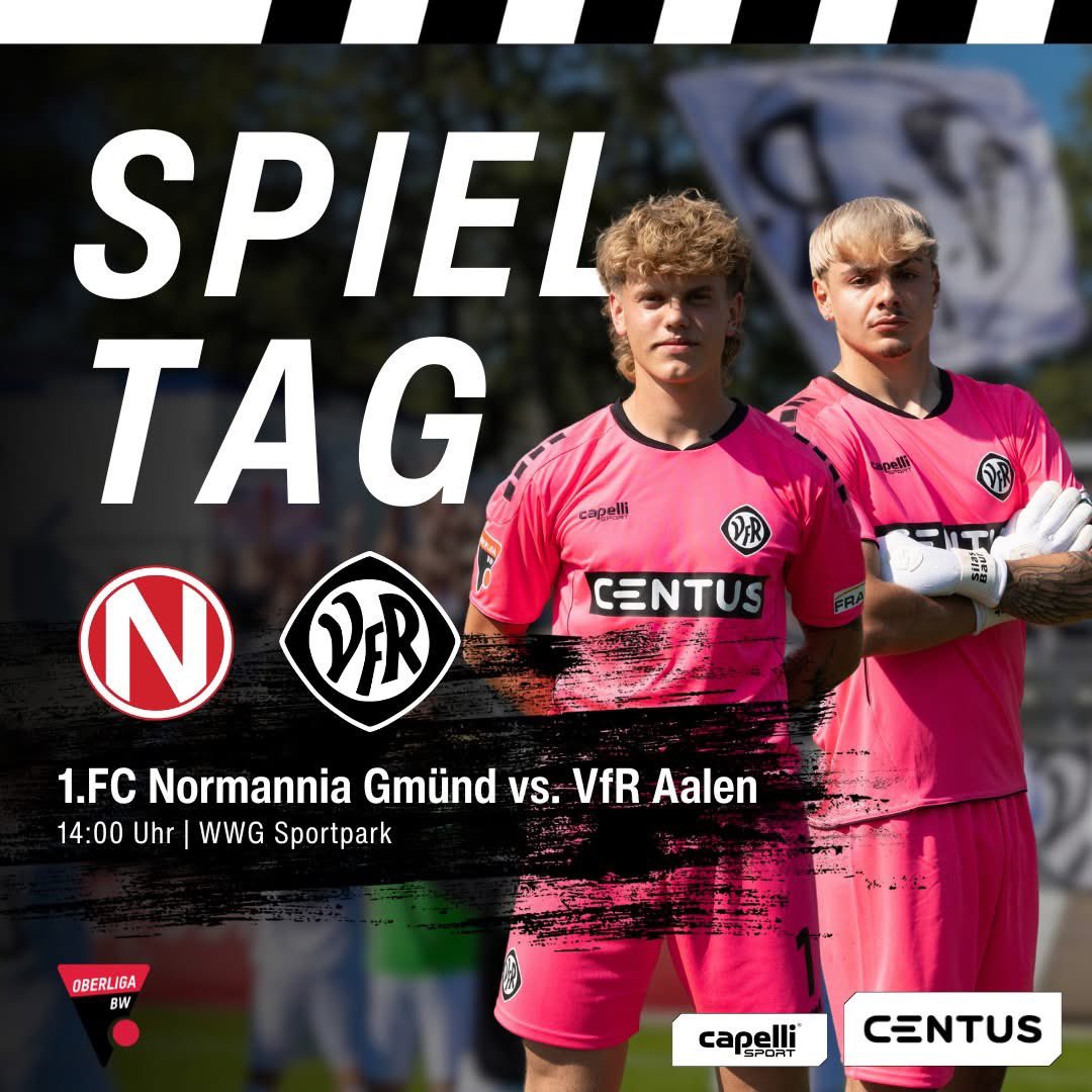 #Spieltag - the last dance in 2024! ⚫⚪

Der letzte Spieltag im Jahr 2024 und der VfR Aalen gastiert im WWG Sportpark. Wir freuen uns auf die Unterstützung zahlreicher 🏴🏳-Anhänger, wenn ab 14:00 Uhr der Ball rollt. 🫵

#VfR #VfRAalen #Aalen #OberligaBW #Saison2425