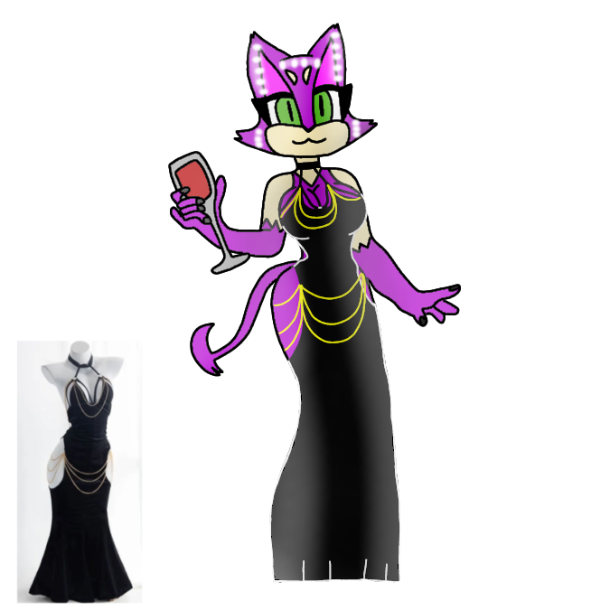 ObjectShowBloke's tweet photo. Purrloin wearing a black dress with gold chains 😺😈🦋✨💜💚💛💗🖤👗🍷📿
(Credit to @PatriciaPa41659 for the outfit idea)
#GlassOfWine #BlackDress #GoldChains #PNG #DigitalArt #SexyGirl #HotGirl #GothGirl #CatGirl #Purrloin #OC #Pokèmon #ButterflyDemonCat #DemonButterflyCat https://t.co/pSN3o46lmp