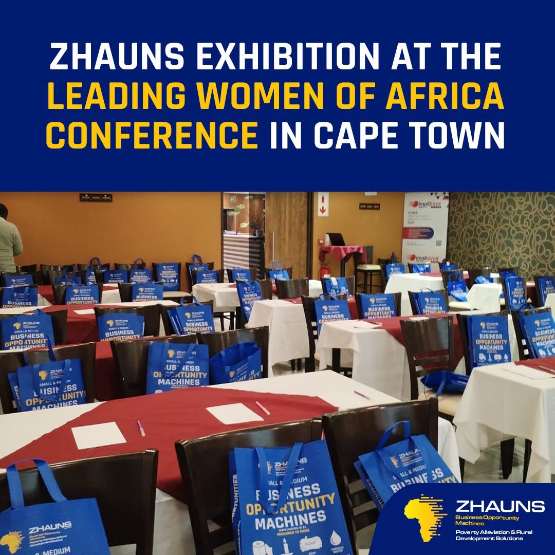 ZhaunsGroup's tweet photo. Empowering Women! Zhauns was part of the recently held - Leading Women of Africa Conference in Cape Town! ✨ Zhauns has alway been passionate about empowering women who in turn empower the communities around them
.
.
.
.
#zhauns #machines #industrial #entrepreneur #workhard https://t.co/ZMGS1vWnJf