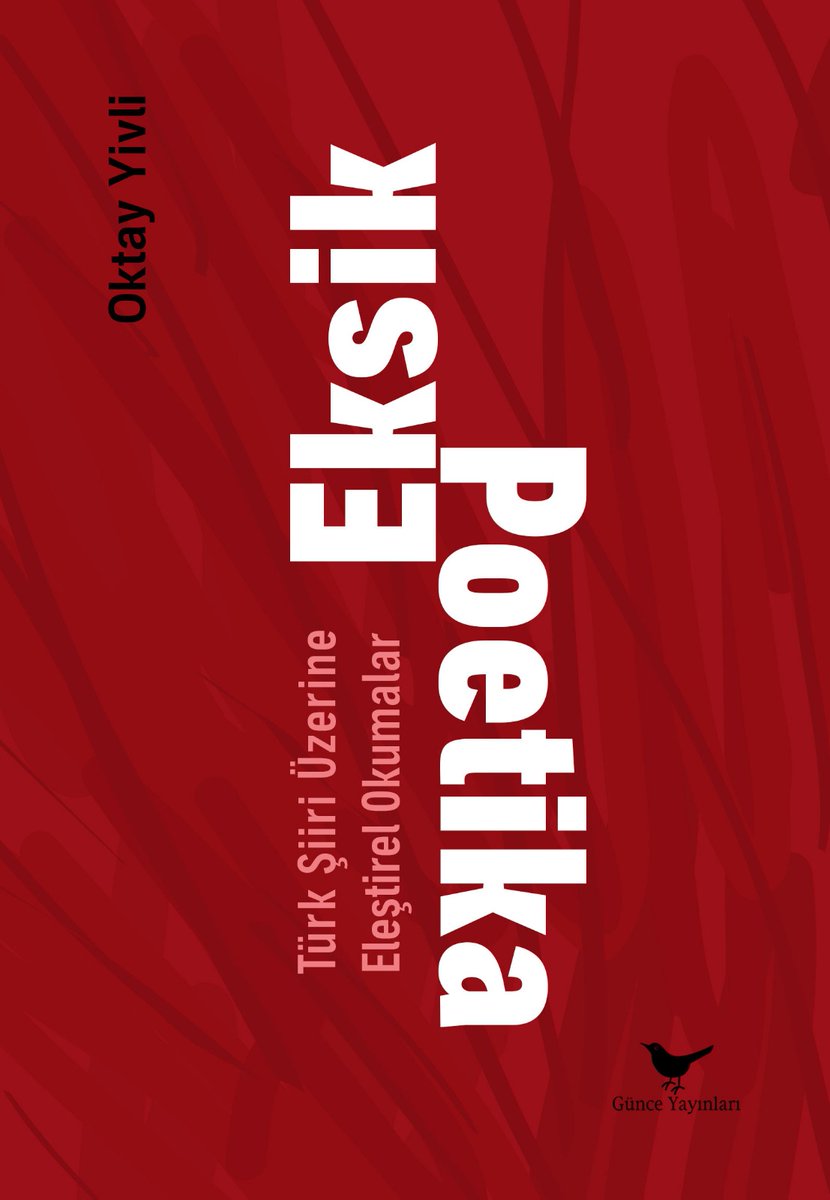 "Eksik Poetika: Türk Şiiri Üzerine Eleştirel Okumalar" kitapçılara ulaştı.
kitapyurdu.com/kitap/eksik-po…
#siir #edebiyat #poetry