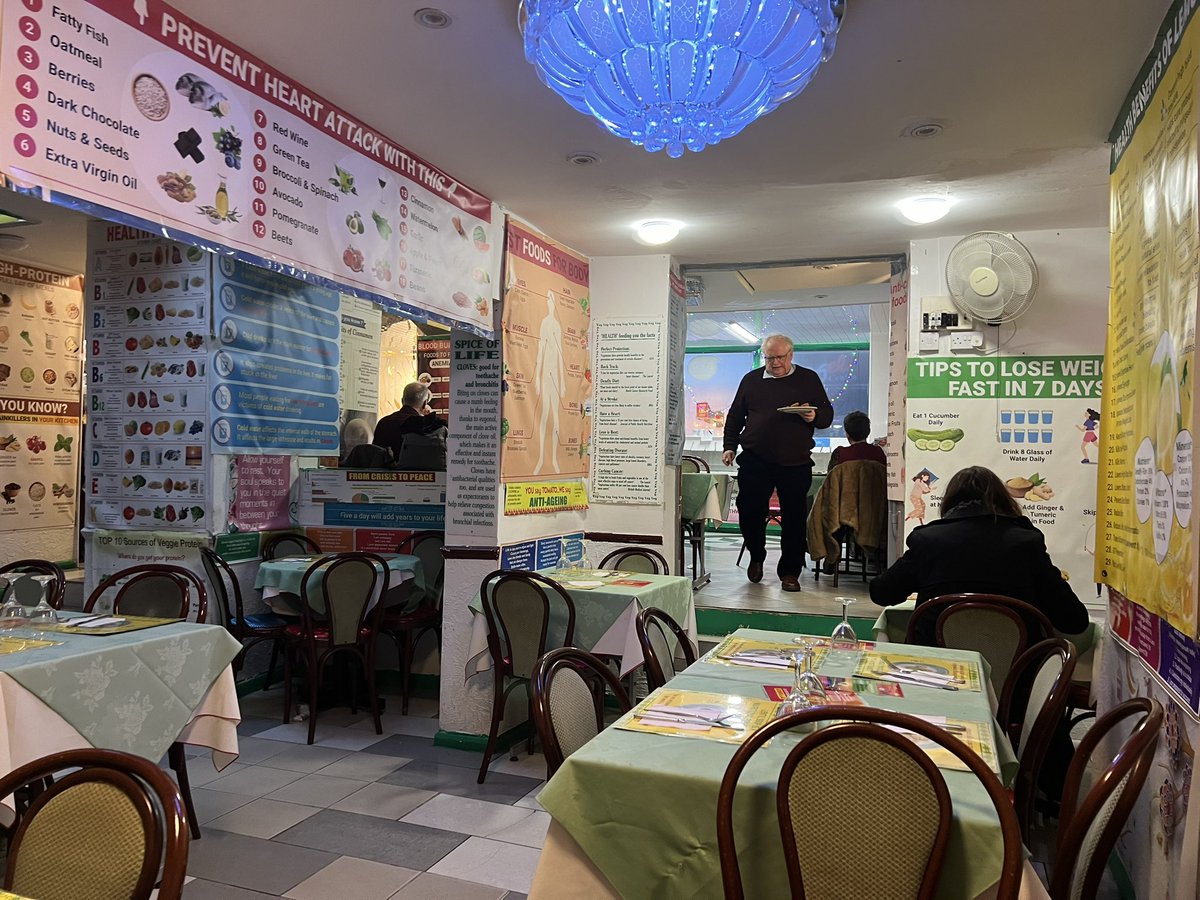 Revisit to the famous <a href="/TheIndianVeg/">The Indian Veg</a> #ChapelMarket #Islington #N1 for the first time in several decades. Little has changed. #veggie #vegetarian #vegetarian #vegan #BYOB