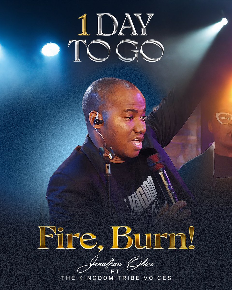 ParutoMusic's tweet photo. One (1) Day to go! Anticipate a new sound this Sunday! 

Fire, burn! 🔥

#SongsofDeliverance #TKTVoices #FireBurn #GospelMusic #TheKingdomTribe #TouchingHeavenChangingLives https://t.co/g0CnwOxXSm