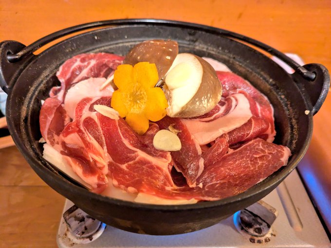 いのししボタン鍋🍲 