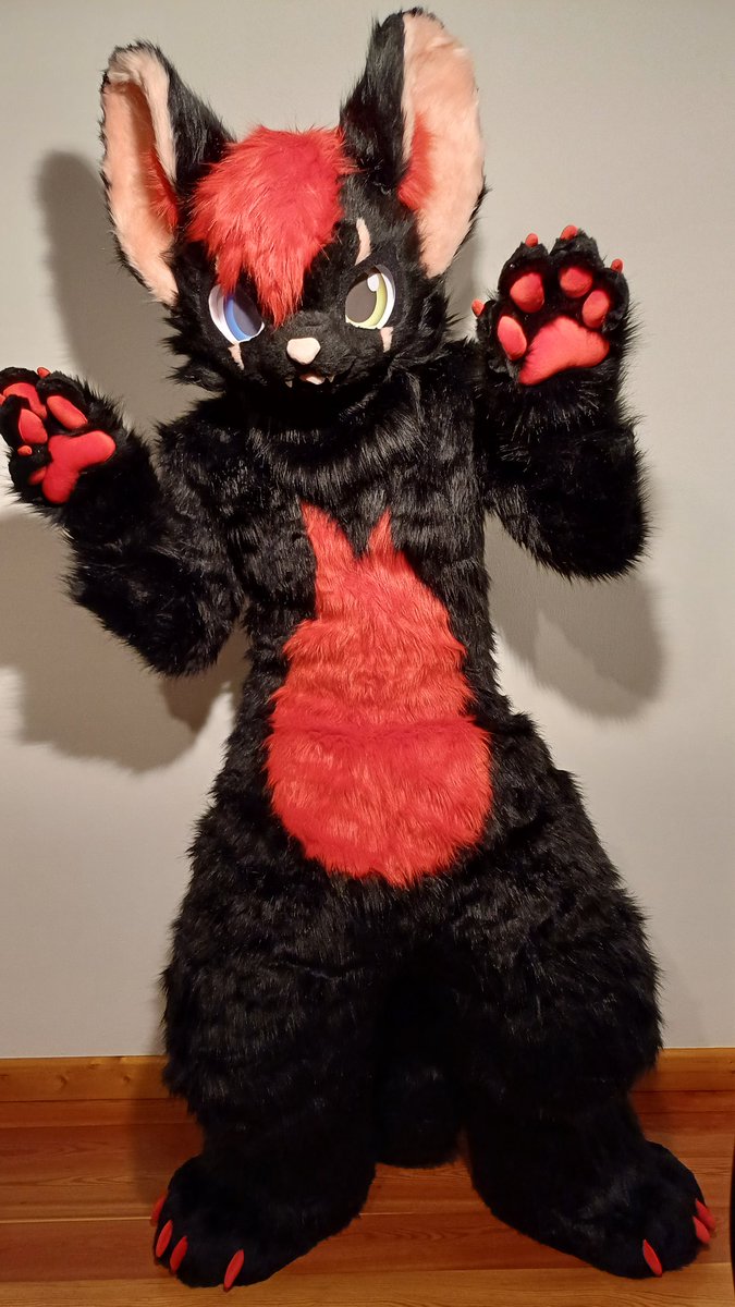 I finally got it! I dreamt this moment for so long and finally it's here! Also snapped em yesterday so it's also my first #FursuitFriday :3
Many thanks to <a href="/DuDusweet999/">Copper777</a> who made my dream come true ^^