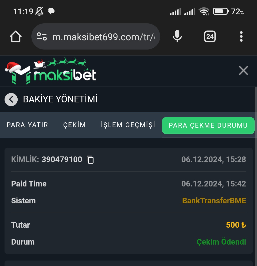 Maksibet çekim için teşekkürler
