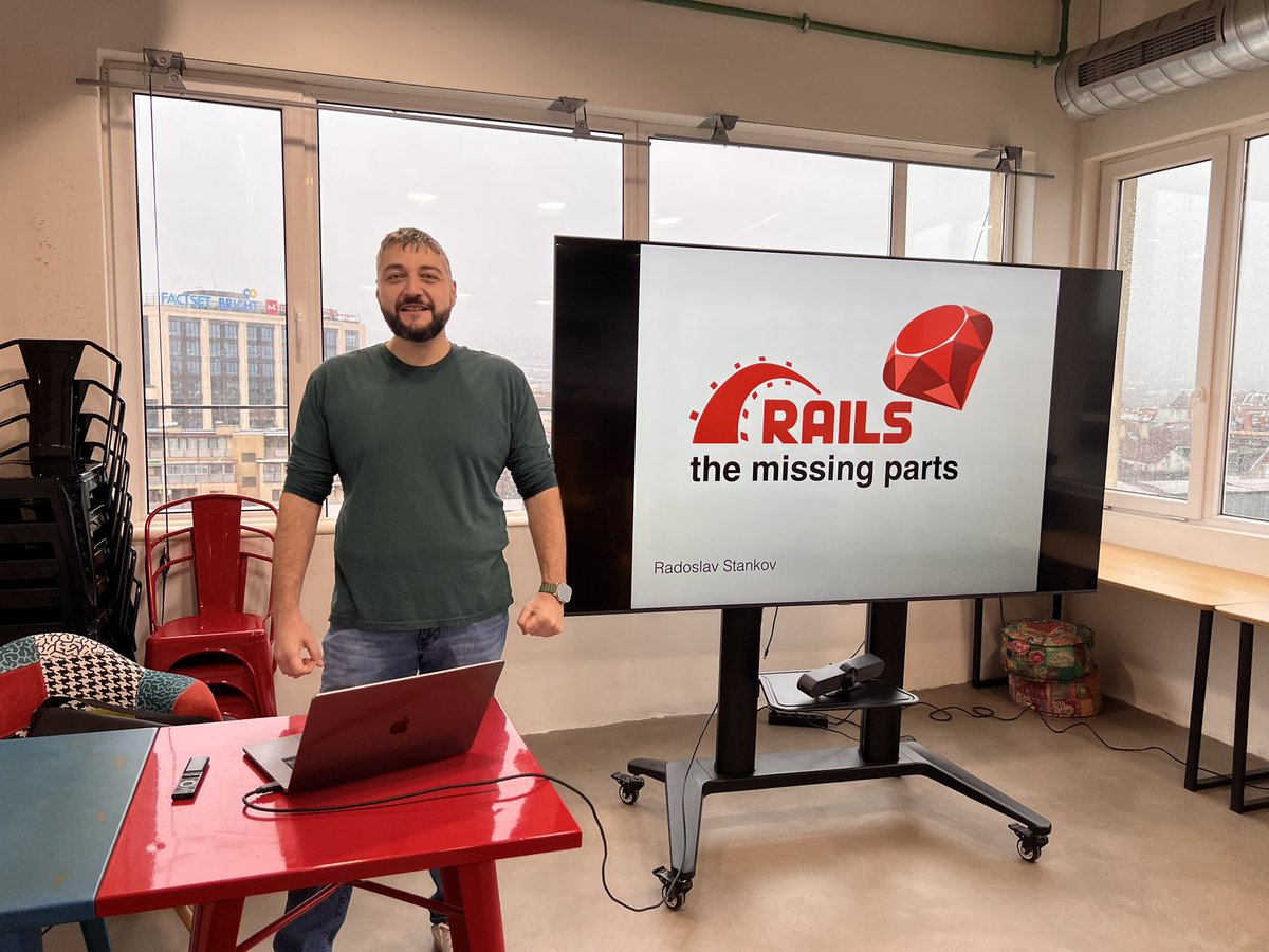 talk by Radoslav Stankov: Rails: The Missing Parts