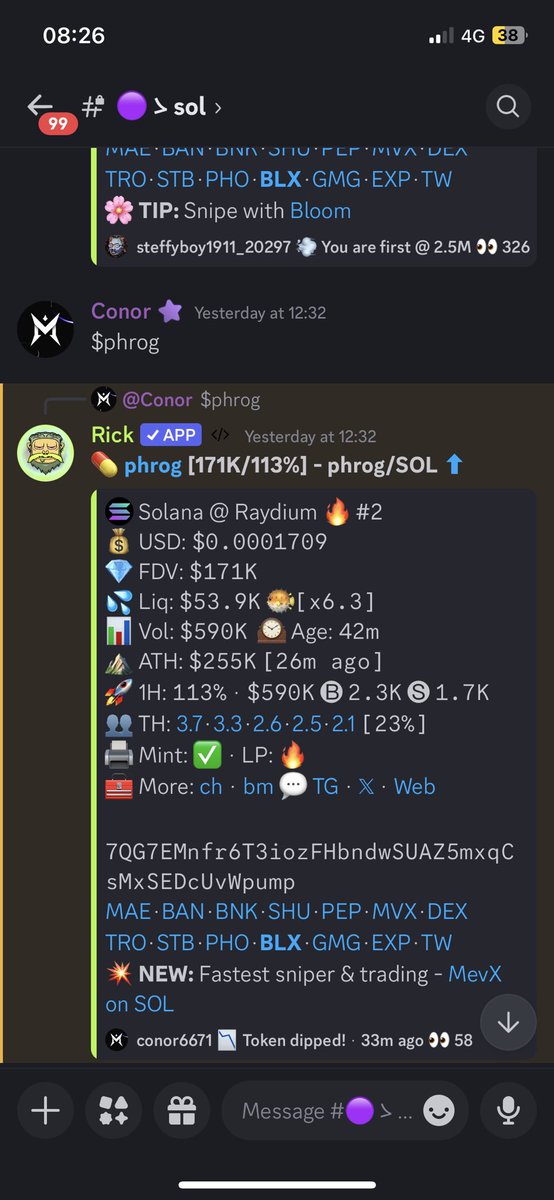 Conor1x's tweet photo. $phrog goes higher https://t.co/aiKyvQXtrq